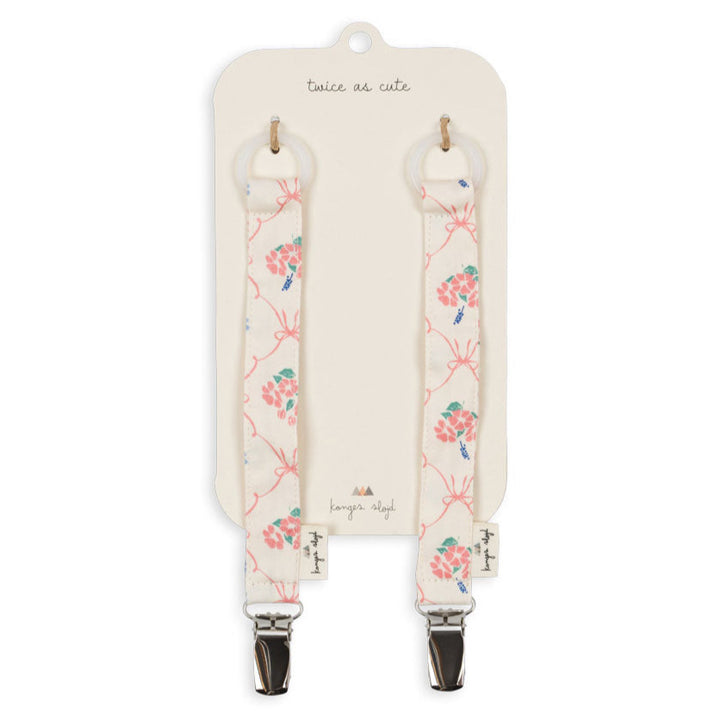 Snuðukeðjur, 2 stk, Fleur Decor