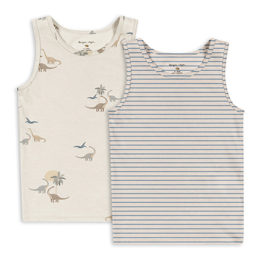 Basic undirtroyggja, 2 stk, Bluie Stripe