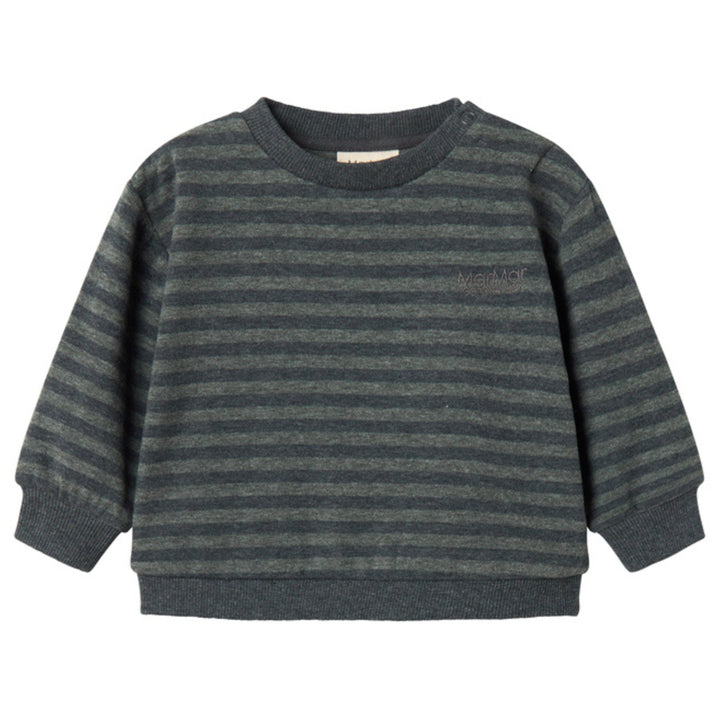Tammas sweatshirt, Forest Stripe Melange