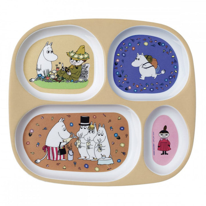 Moomin diskur með 4 hólfum