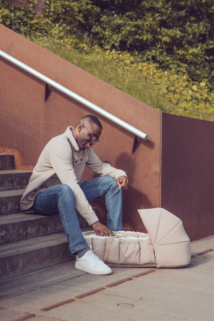 Sólhlíf fyrir babynest, Jetty Beige