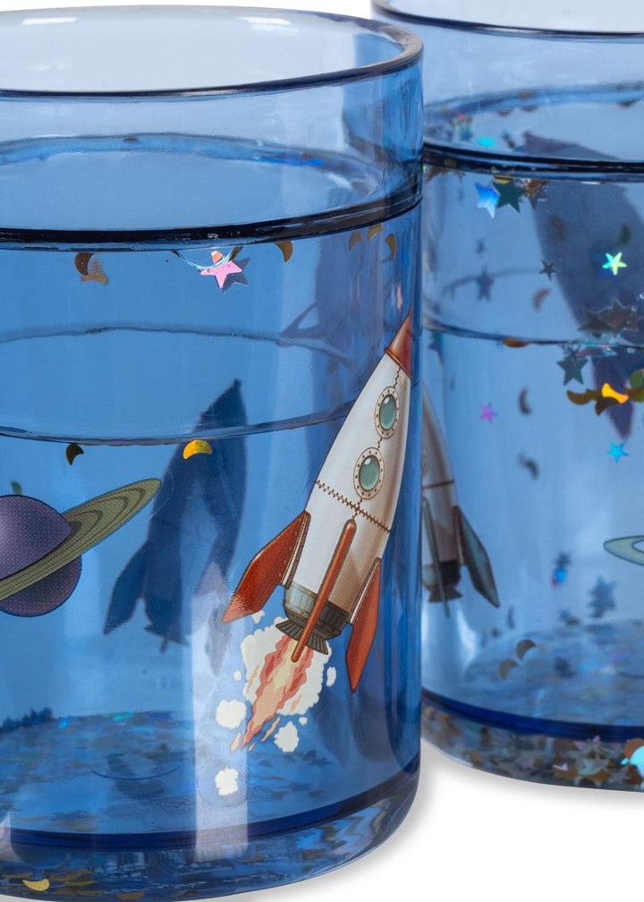 Glitter Cup, 2 stk, Outer Space