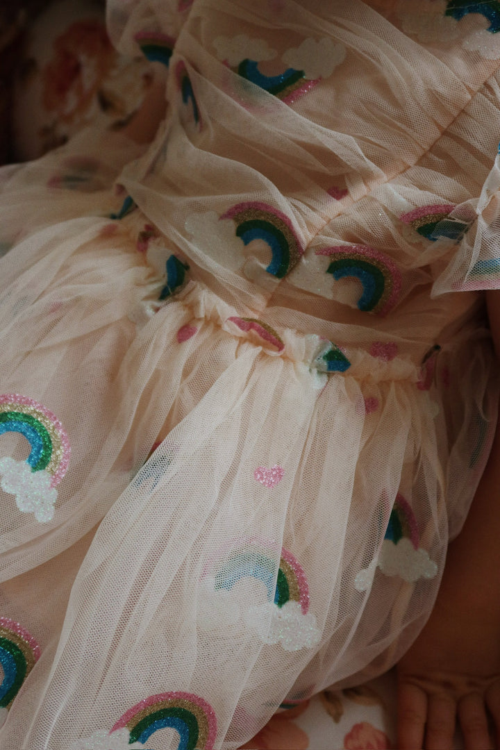 Tullie kjóli, Rainbow Glitter