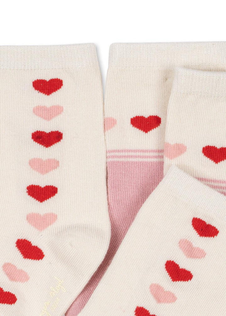 Jaquard sokkar, 2 pør, Heart