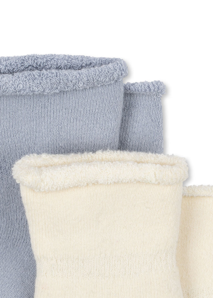 Smábarnasokkar, 2 pør, Gray Dawn