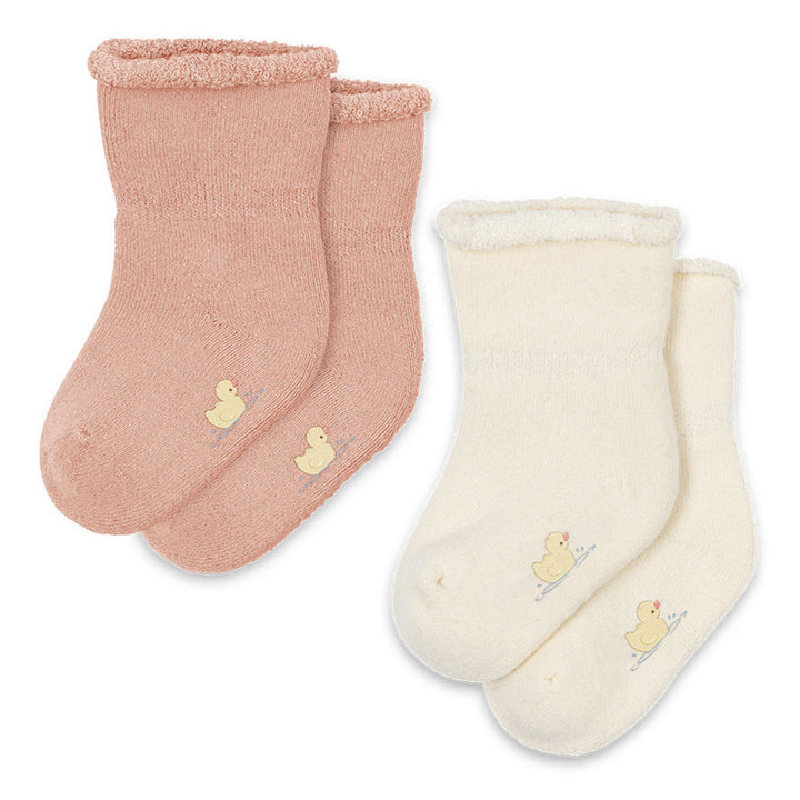 Smábarnasokkar, 2 pør, Cameo Rose
