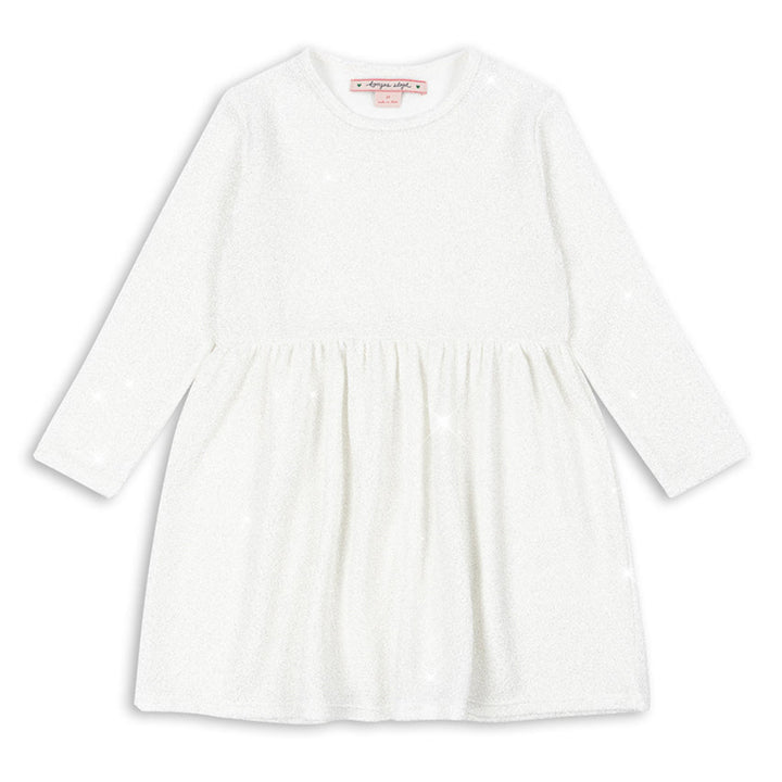 Lola kjóli, White Glitter