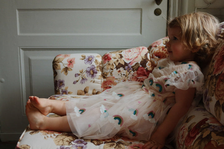 Tullie kjóli, Rainbow Glitter