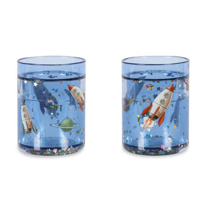 Glitter Cup, 2 stk, Outer Space