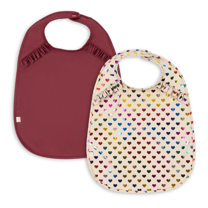 Bringuklútar, 2 stk, Coeur Glitter