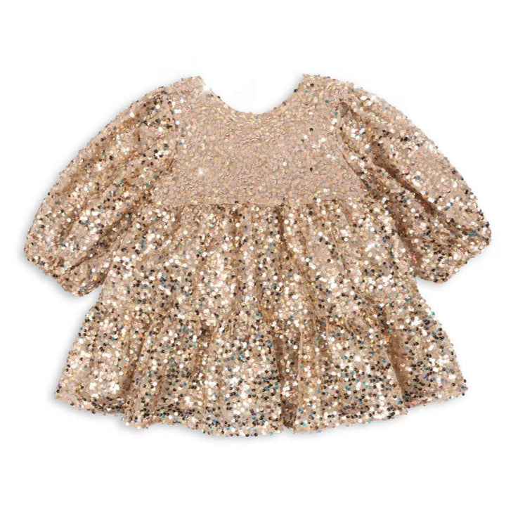 Lila kjóli, Gold Glitter