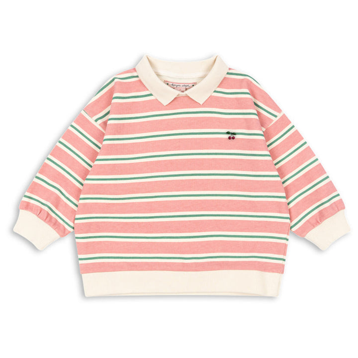 Spotty polo, Blush Bound Stripe