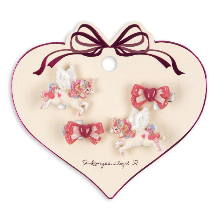 Bow hárklemmur, 4 stk