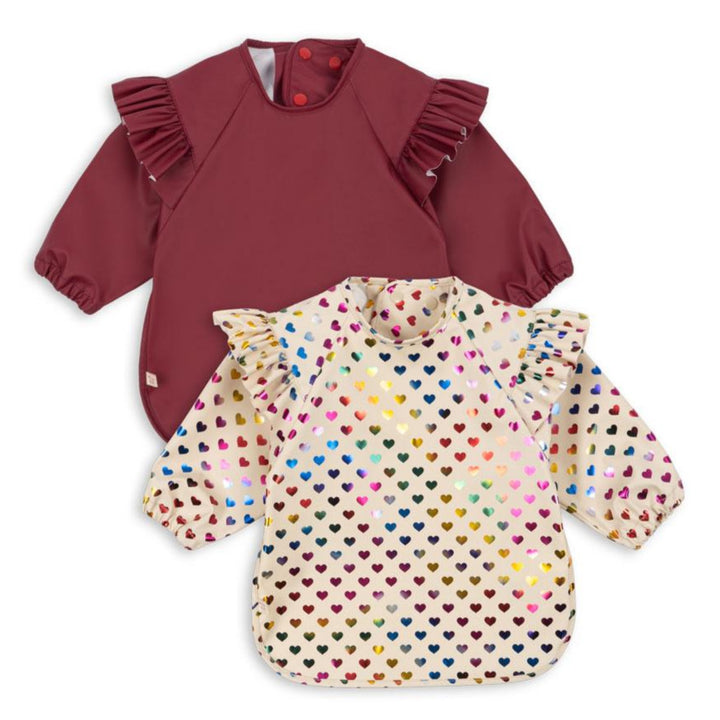 Bringuklútar, 2 stk, Coeur Glitter