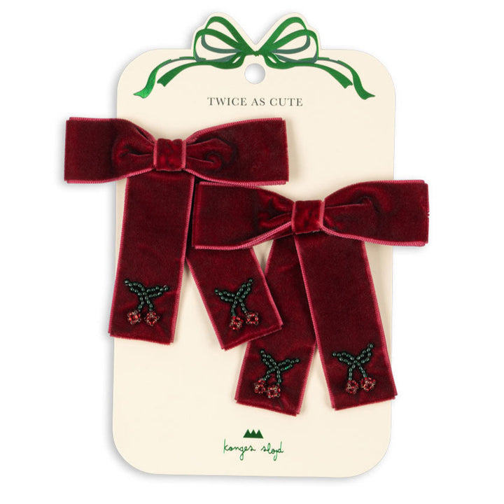 Juliette hárklemmur, 2 stk, Rio Red