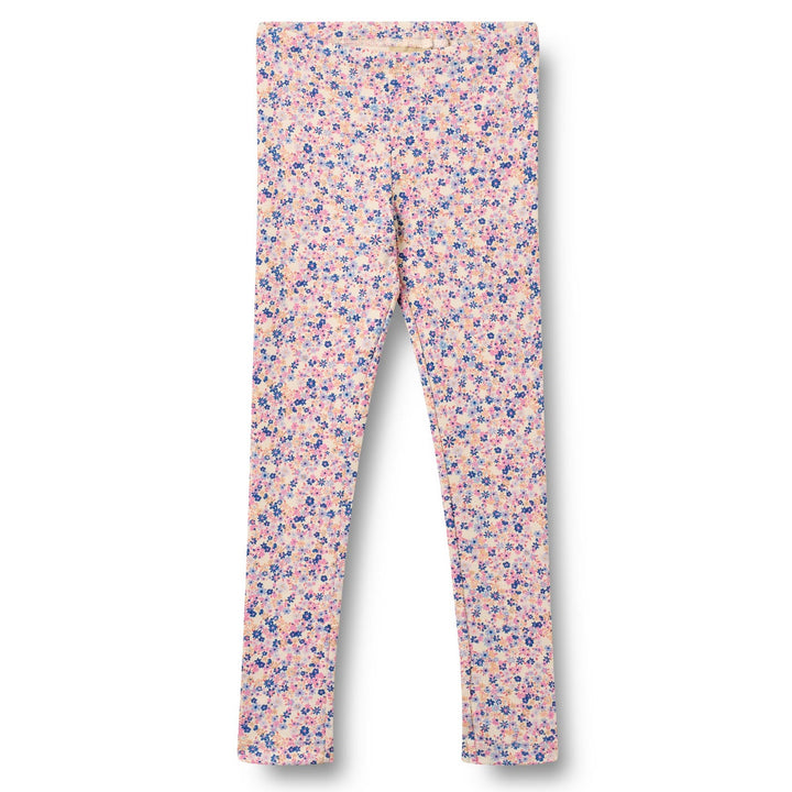 Jules leggings, Pink Blue Flowers