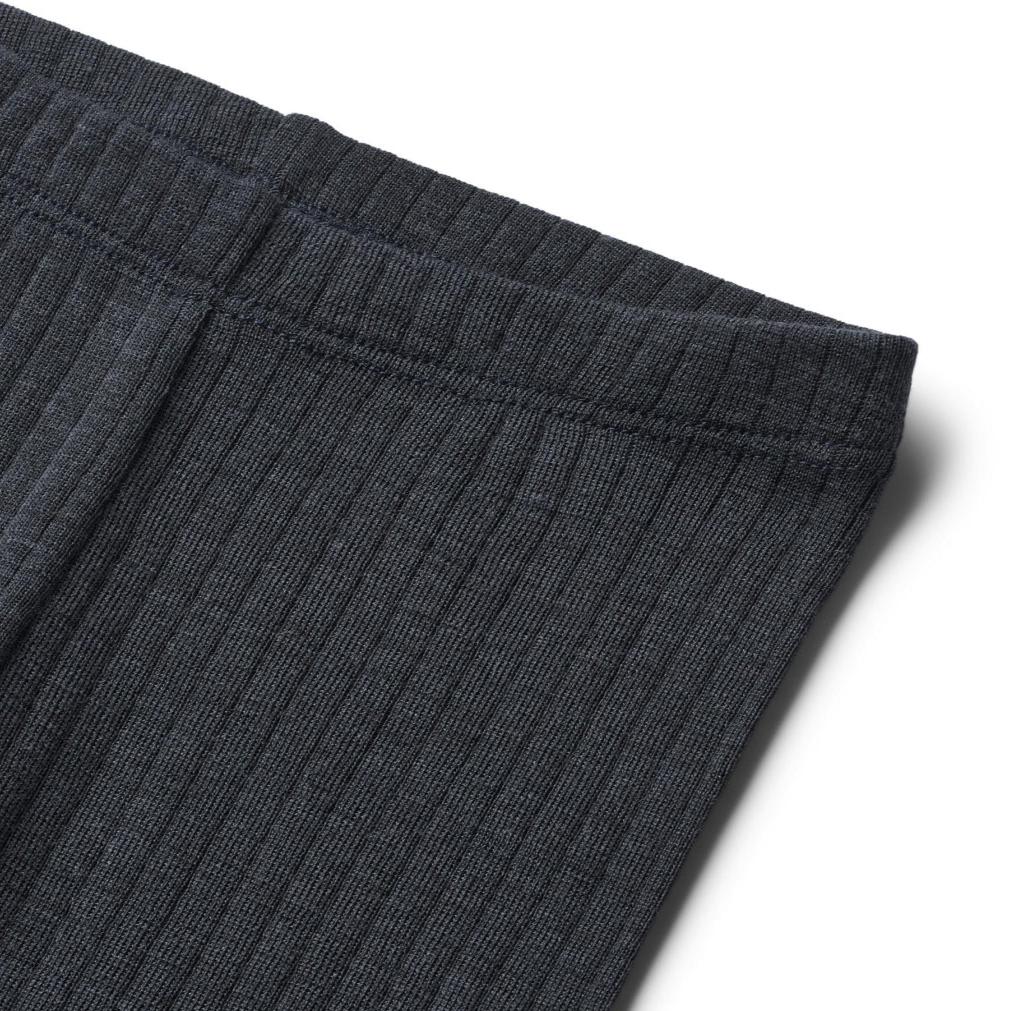 Agi Wool/Silk leggings, Navy