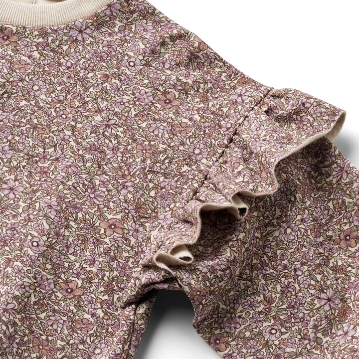 Lulle sweatshirt, Lilac Flowers