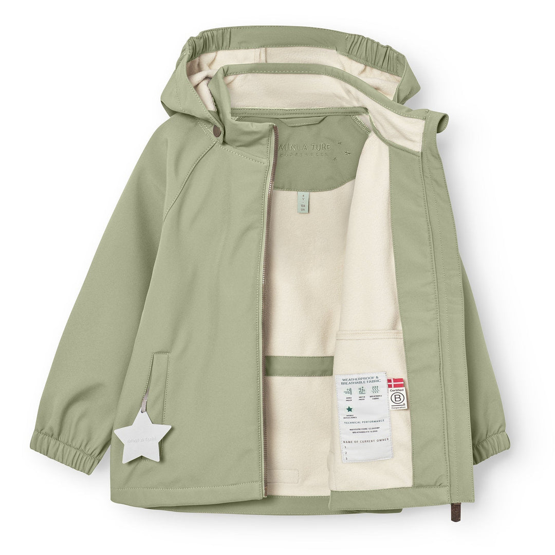 Aden softshell jakki, Tea Green