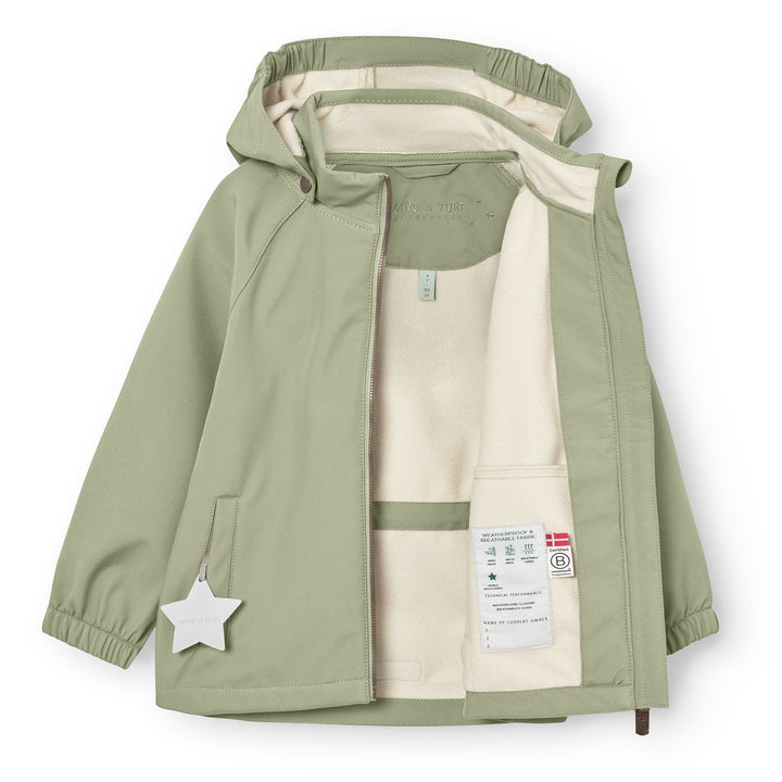 Aden softshell jakki, Tea Green