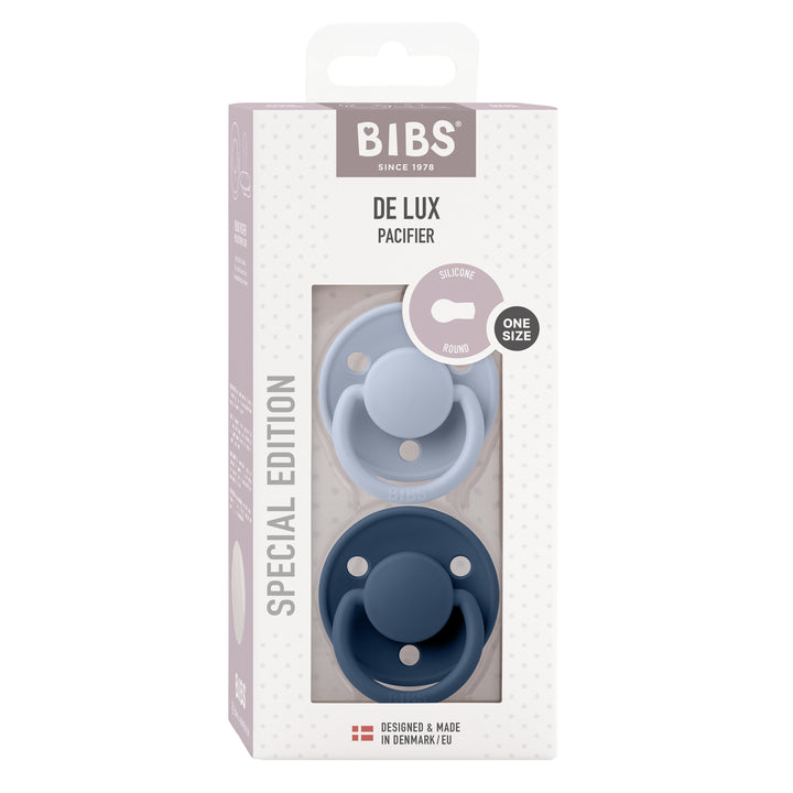 De Lux, 2 stk, Dusty Blue/Steel Blue