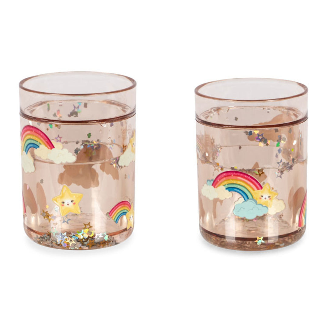 Glimmurkoppar, 2 stk, Rainbow