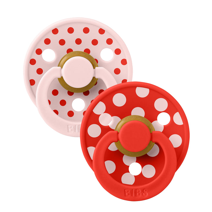 Polka Dots, 2 stk, Blossom/Candy Apple