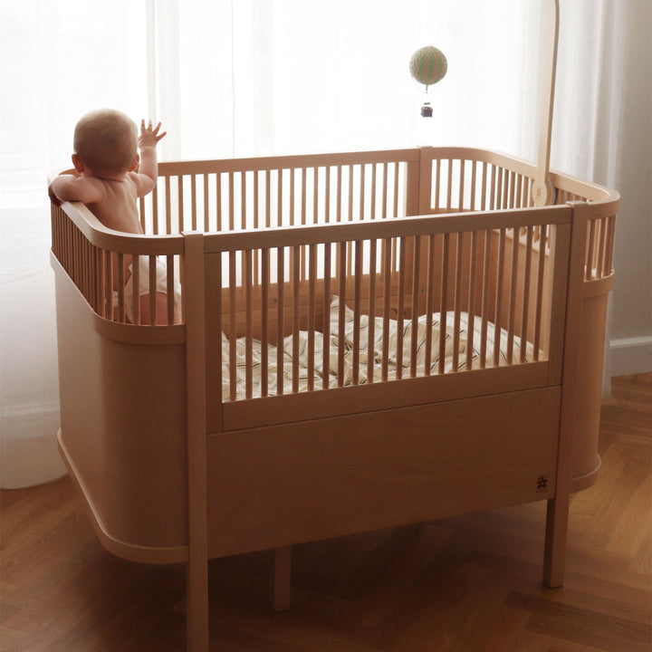 Sebra rúm, Baby og Junior, Wooden