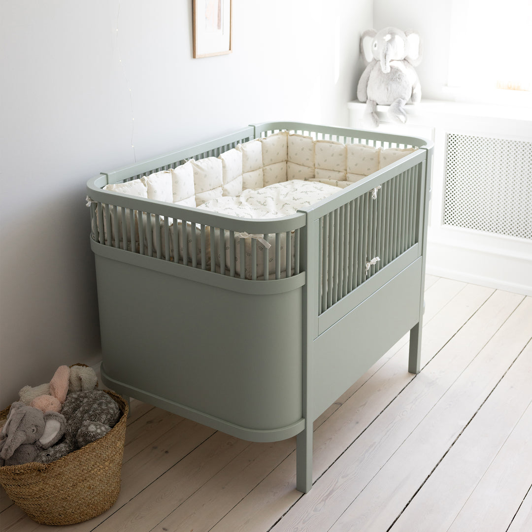 Sebra rúm, Baby og Junior, Mist Green