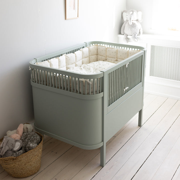 Sebra rúm, Baby og Junior, Mist Green