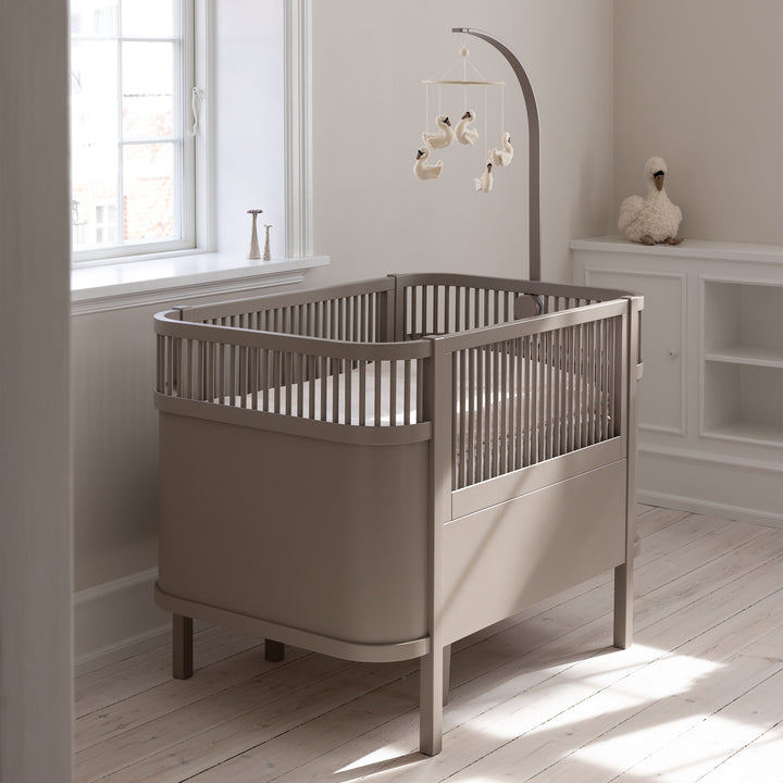 Sebra rúm, Baby og Junior, Jetty Beige