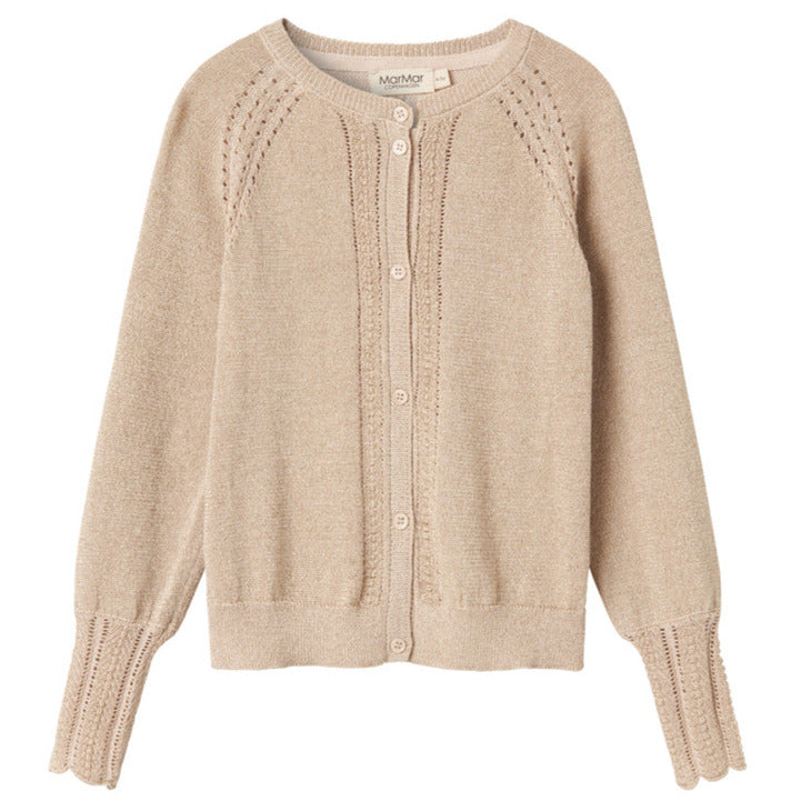 Tillie cardigan, Gold Glitter