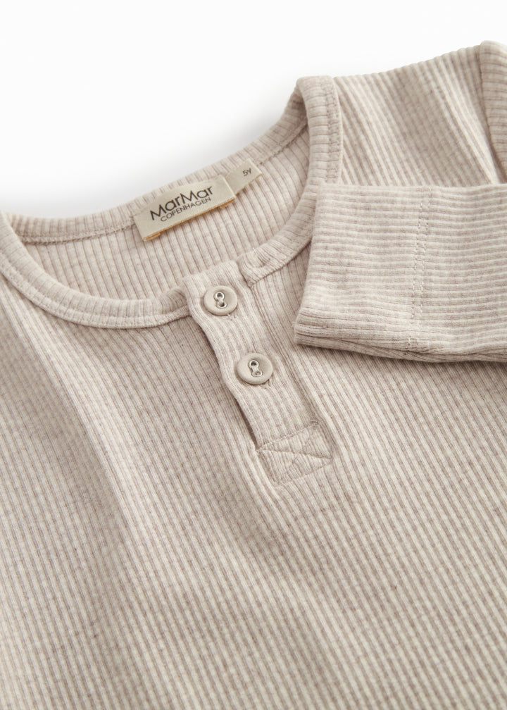 Modal blusa, Light Beige Melange