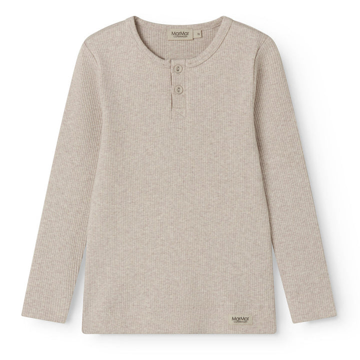 Modal blusa, Light Beige Melange