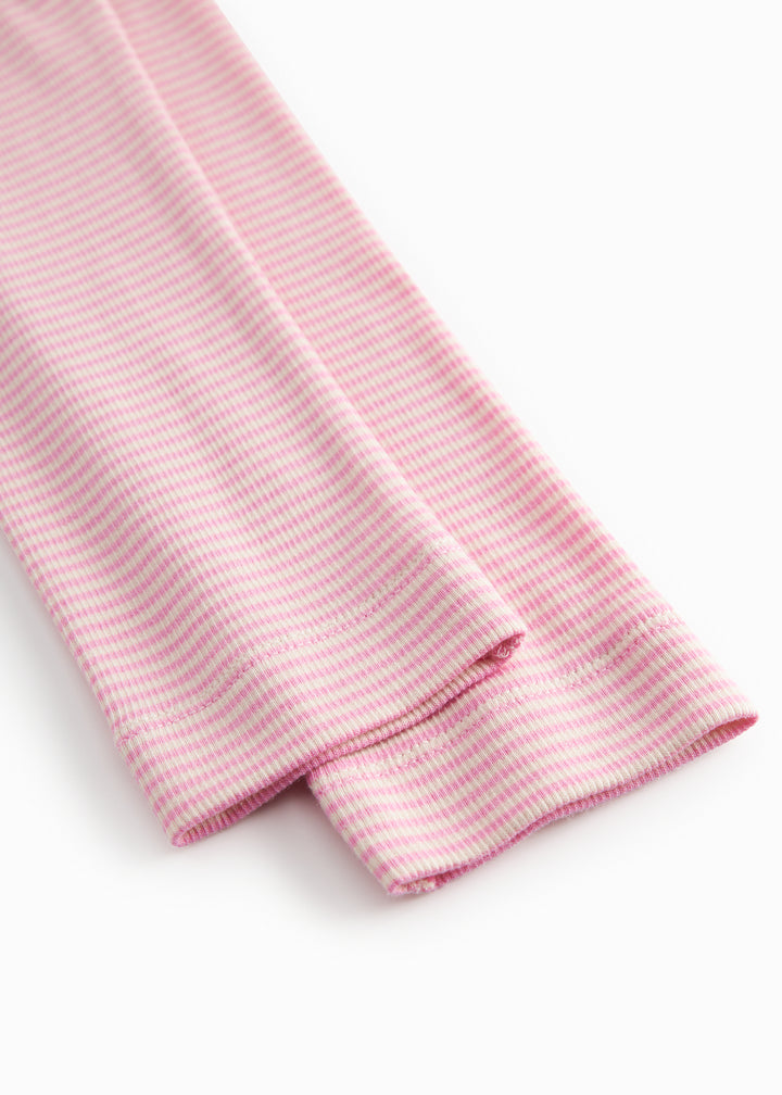 Leggings, Pink Stripe