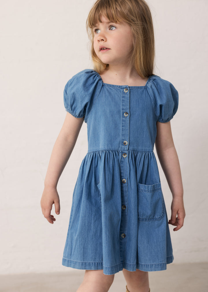 Davery kjóli, Blue Denim