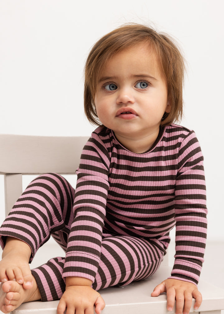 Modal leggings, Heather Stripe