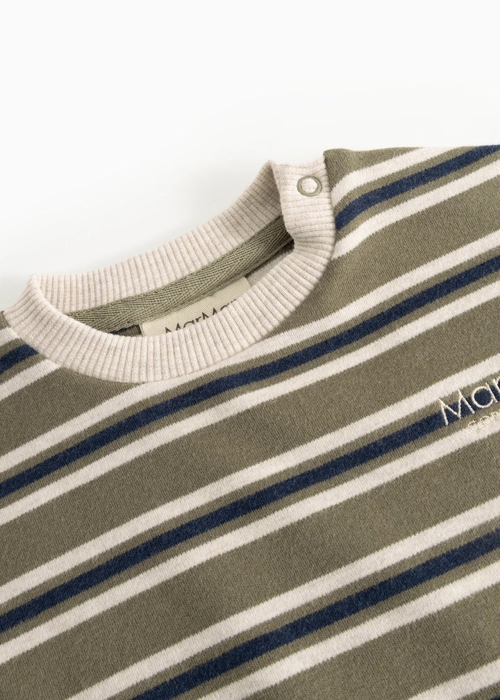 Tammas sweatshirt, Seaweed Stripe