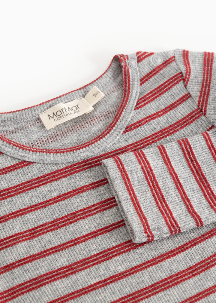 Benedicte body, Cherry Stripe