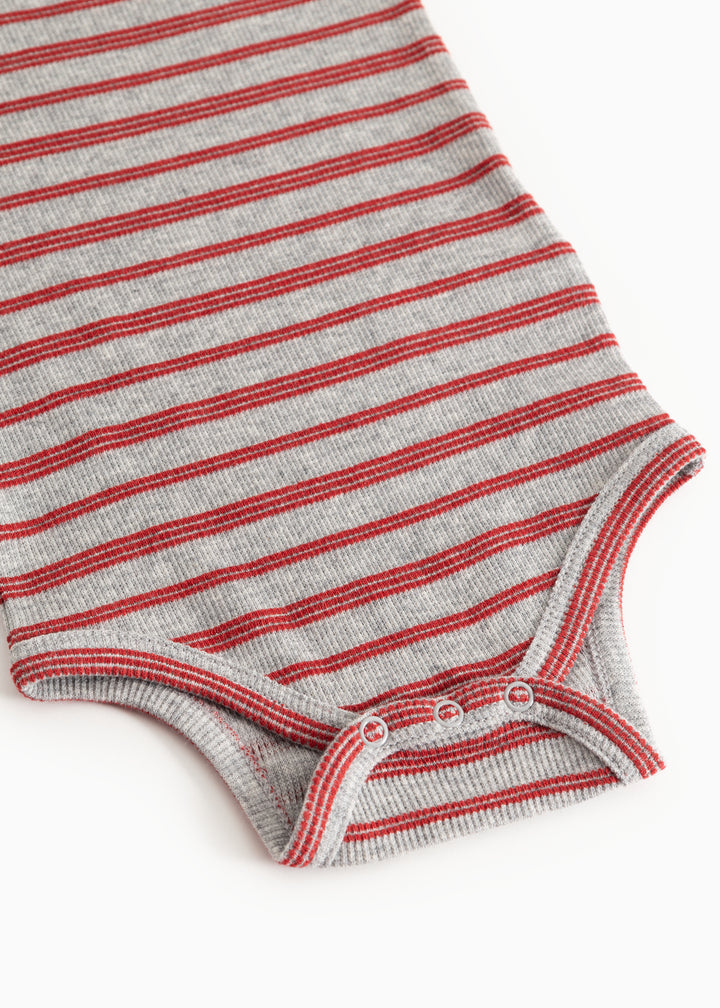 Benedicte body, Cherry Stripe