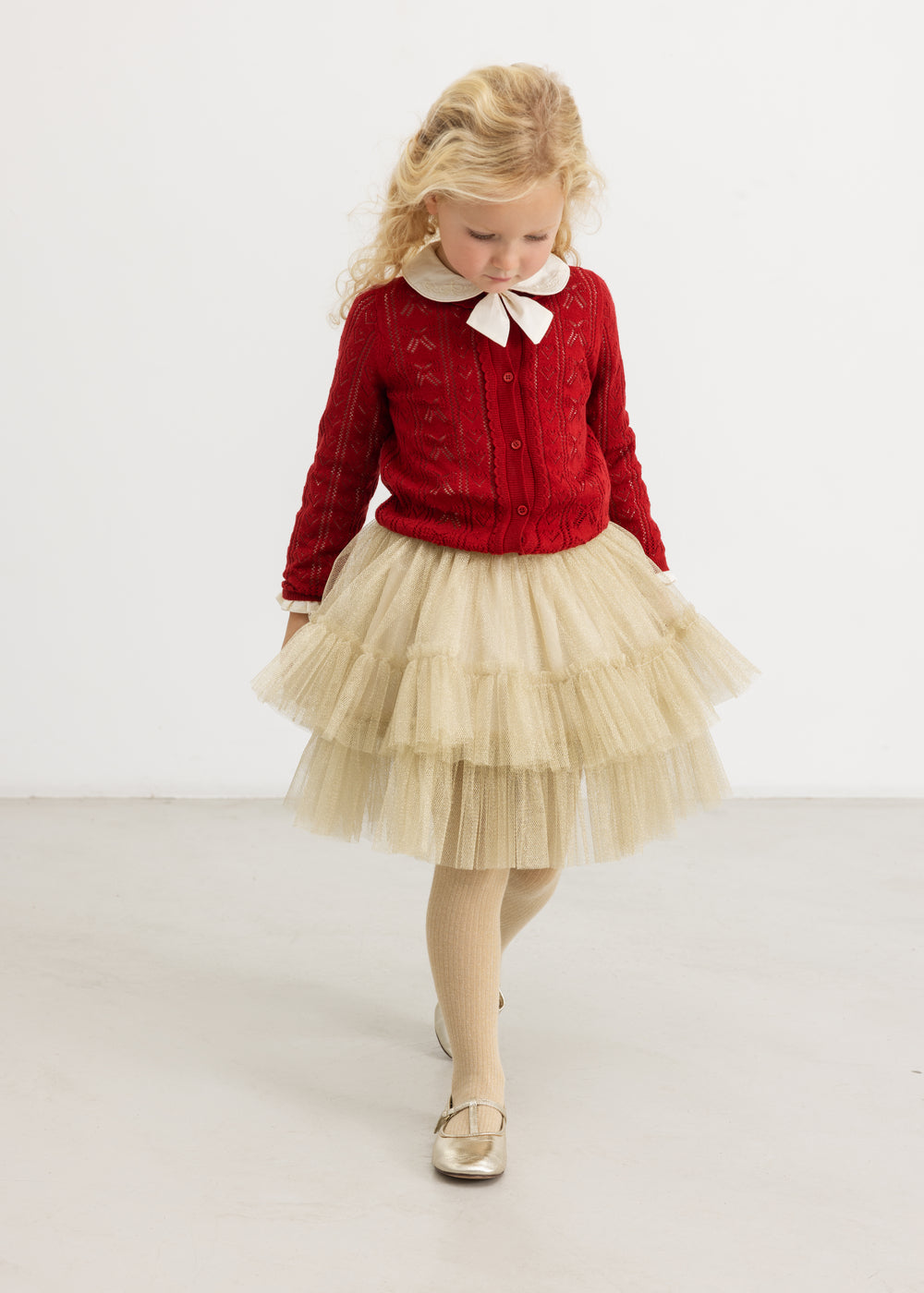 Tilda cardigan, Cherry