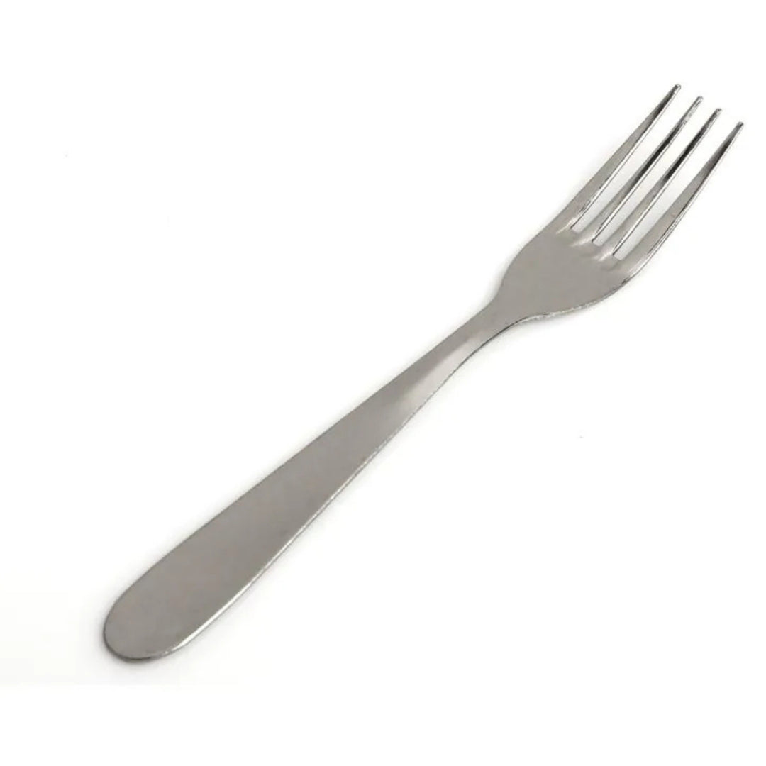 Gafflar úr rustfríum stáli, 12 stk