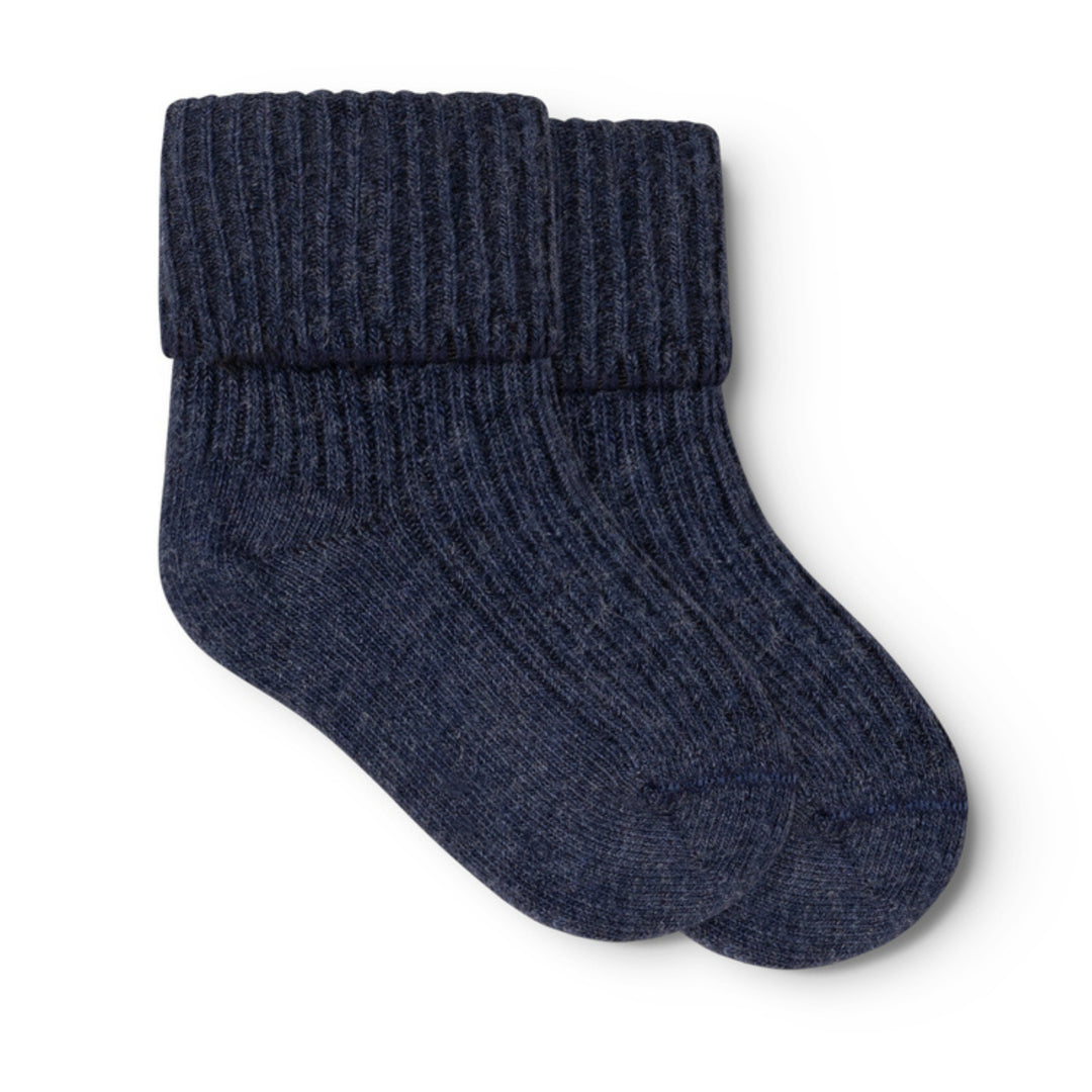 Smábarnasokkar, 2 pør, Blue