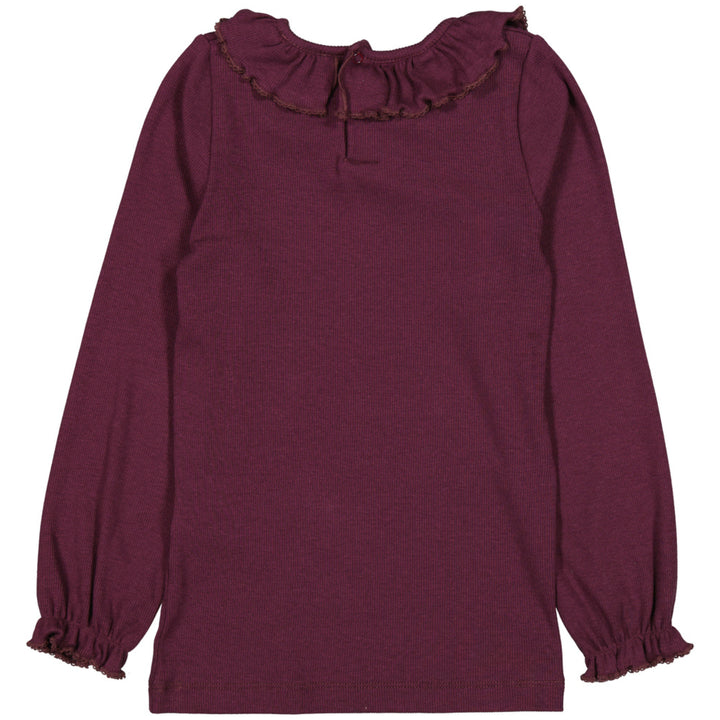 Tandy blusa, Deep Mulberry