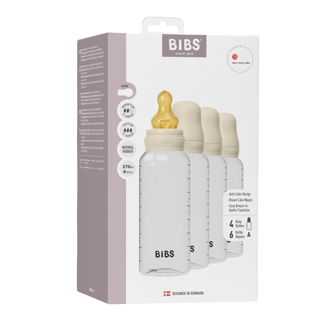 4-pakk fløskur, 270 ml, Latex