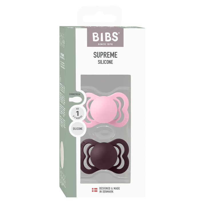 Supreme, 2 stk, Baby Pink/Plum