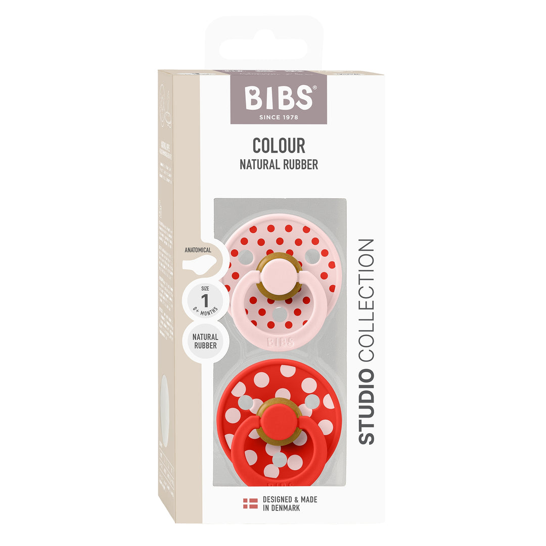 Polka Dots, 2 stk, Blossom/Candy Apple