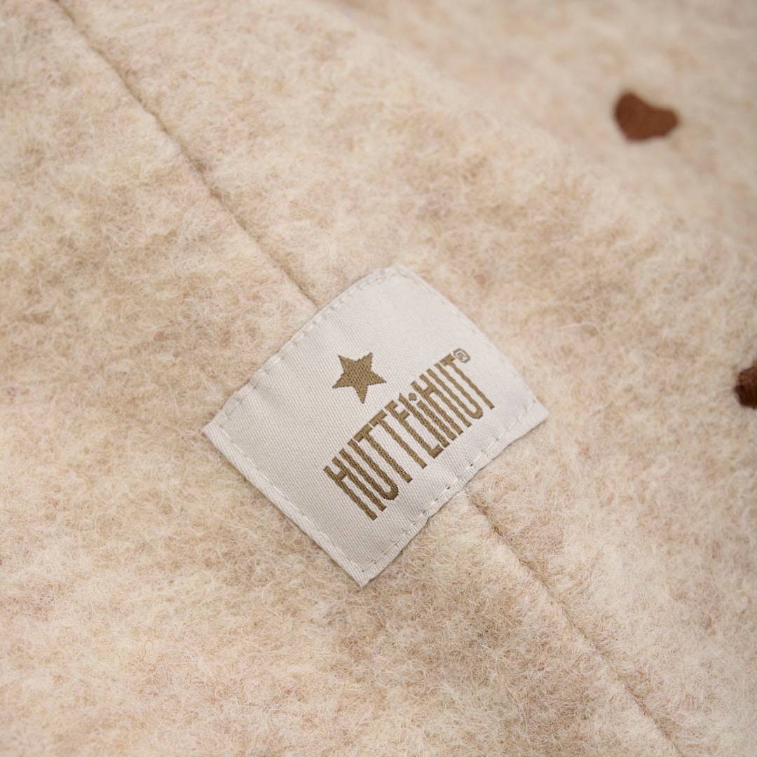 Embroidery brølapa, Sand Melange