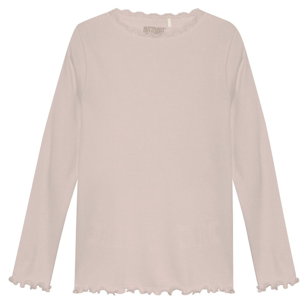 Rib blusa, Sepia Rose