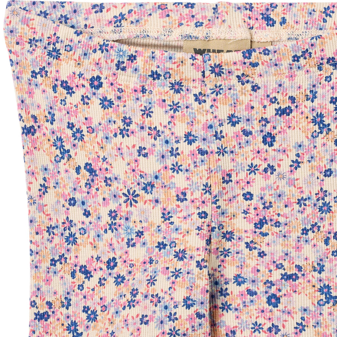Jules leggings, Pink Blue Flowers